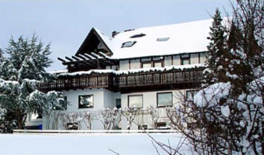 Pension Zur Schonen Aussicht Hallenberg Exteriör bild